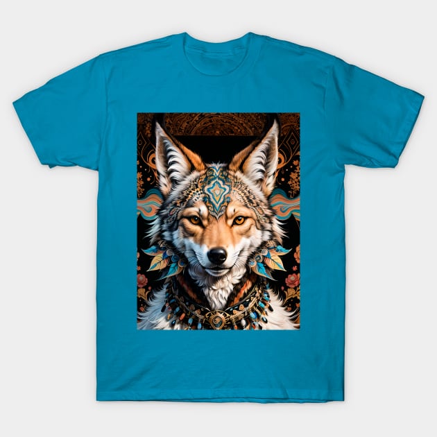 Coyote The Trickster (2) T-Shirt by TheThirdEye